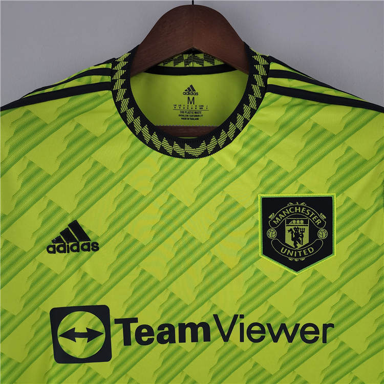 Manchester United 2223 Third Kit Green Soccer Jersey Football Shirt -
