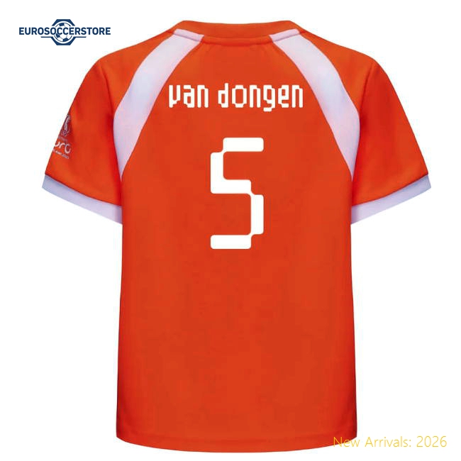2025-2026 Football Team Kids Durable Van Dongen Jersey Aeroready