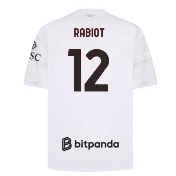 [DDJ] 2026 2027 AC Milan Shirt Away Apparel (Rabiot 12)