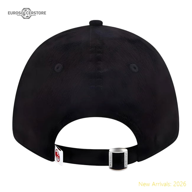 Elite Ac Milan Needle Cord Black 9forty Adjustable Cap - Match Quality