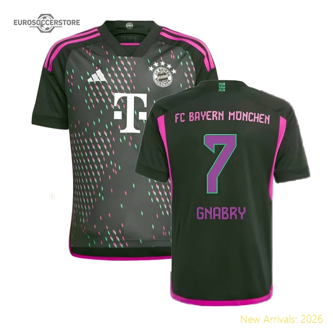 2023-2024 Bayern Munich Away Jersey (kids) (gnabry 7) - Great Value