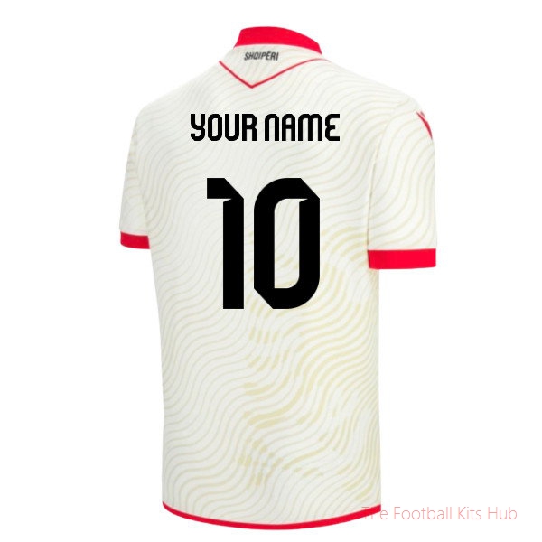 Football Team Albania 2026-2027 Away Shirt (Kids) (Your Name)