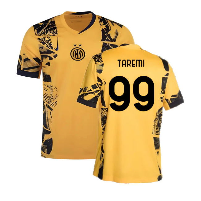 Match Day Inter Inter Milan Third Shirt Taremi #99 Professional Gr...