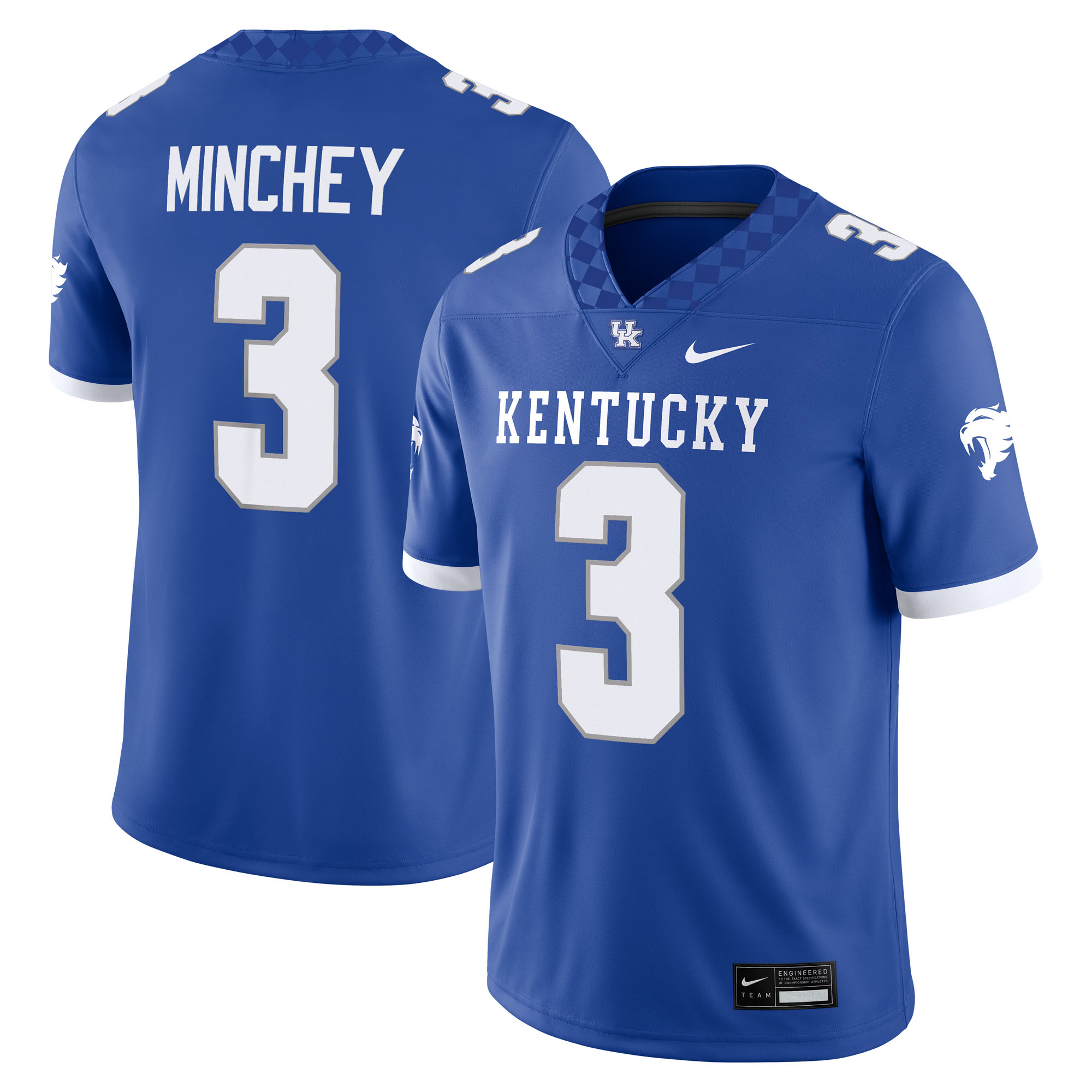 [DDG] Kenny Minchey Kentucky Wildcats Home Game Jersey - Royal