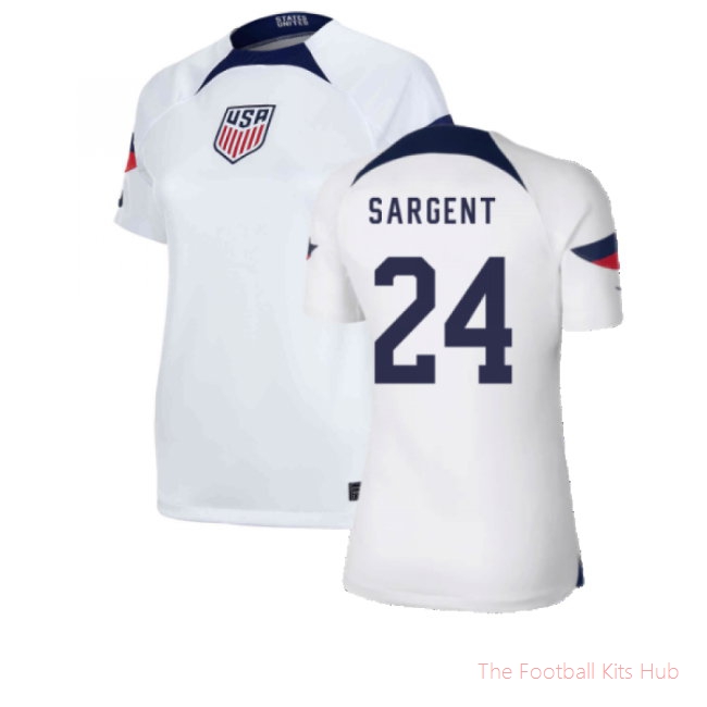 2022-2023 USA Home Shirt (Ladies) (SARGENT 24)