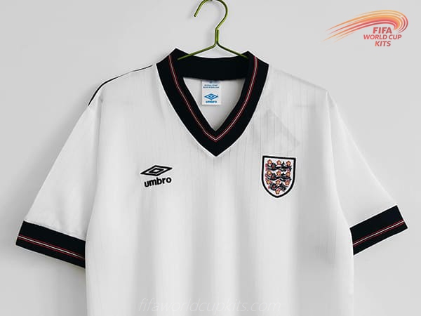 England 84-87 Home WhiteFootball Kit