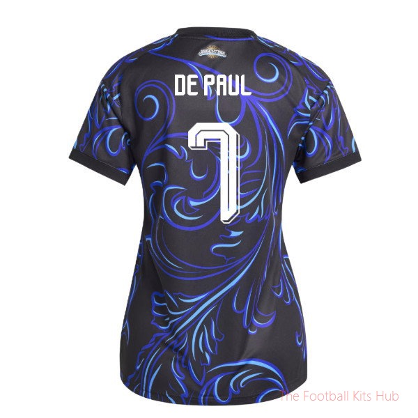 [SJH] 2026/27 Argentina Away Shirt (Womens) (De Paul 7)