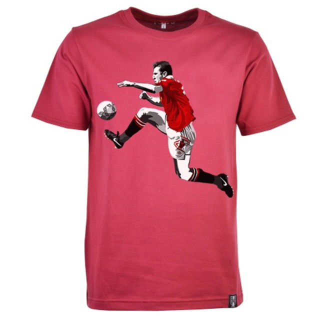 Manchester Reds Retro Cantona T-Shirt (Maroon)