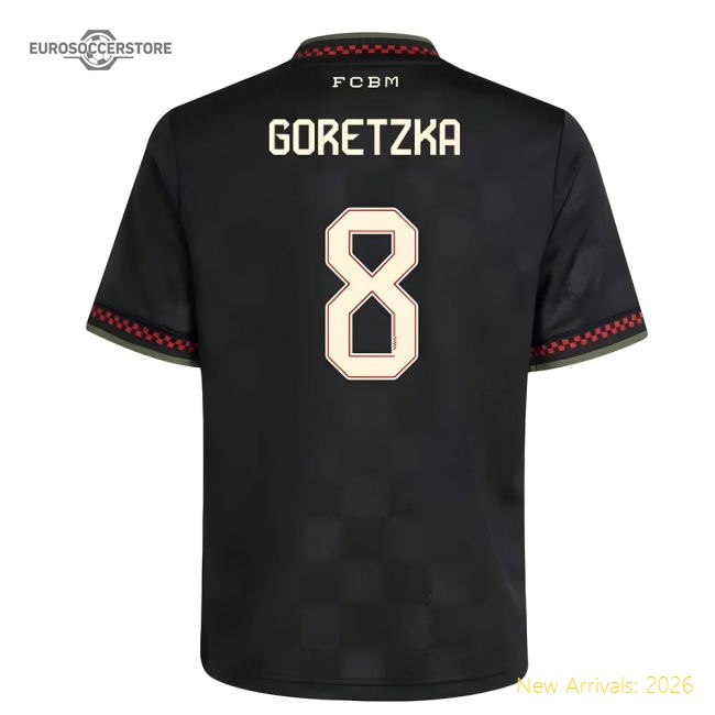 2025-2026 Bayern Munich Change Jersey (kids) (goretzka 8)