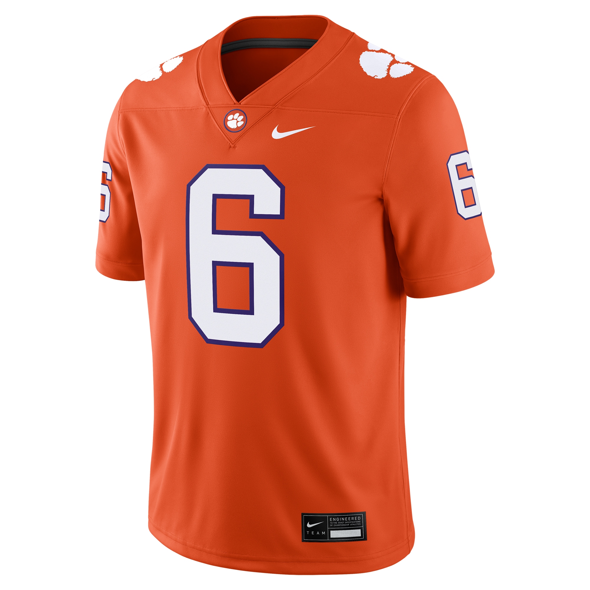 [DDG] Tyler Brown Clemson Tigers NIL Football Game Jersey - Orange