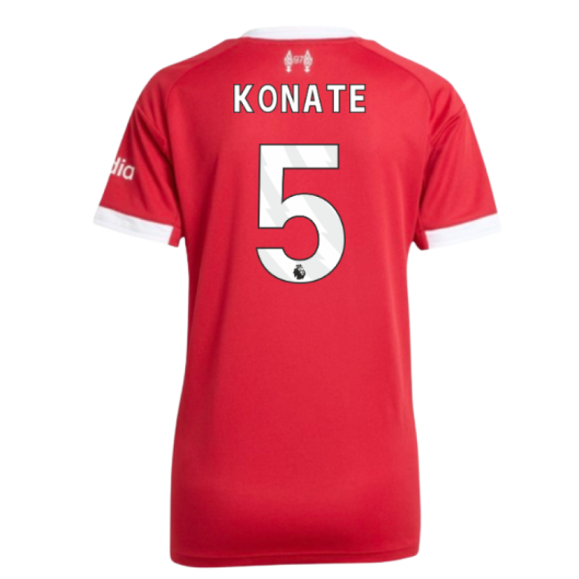 2025-20 Liverpool Official Home Football Kit Konate #5 L M Women S