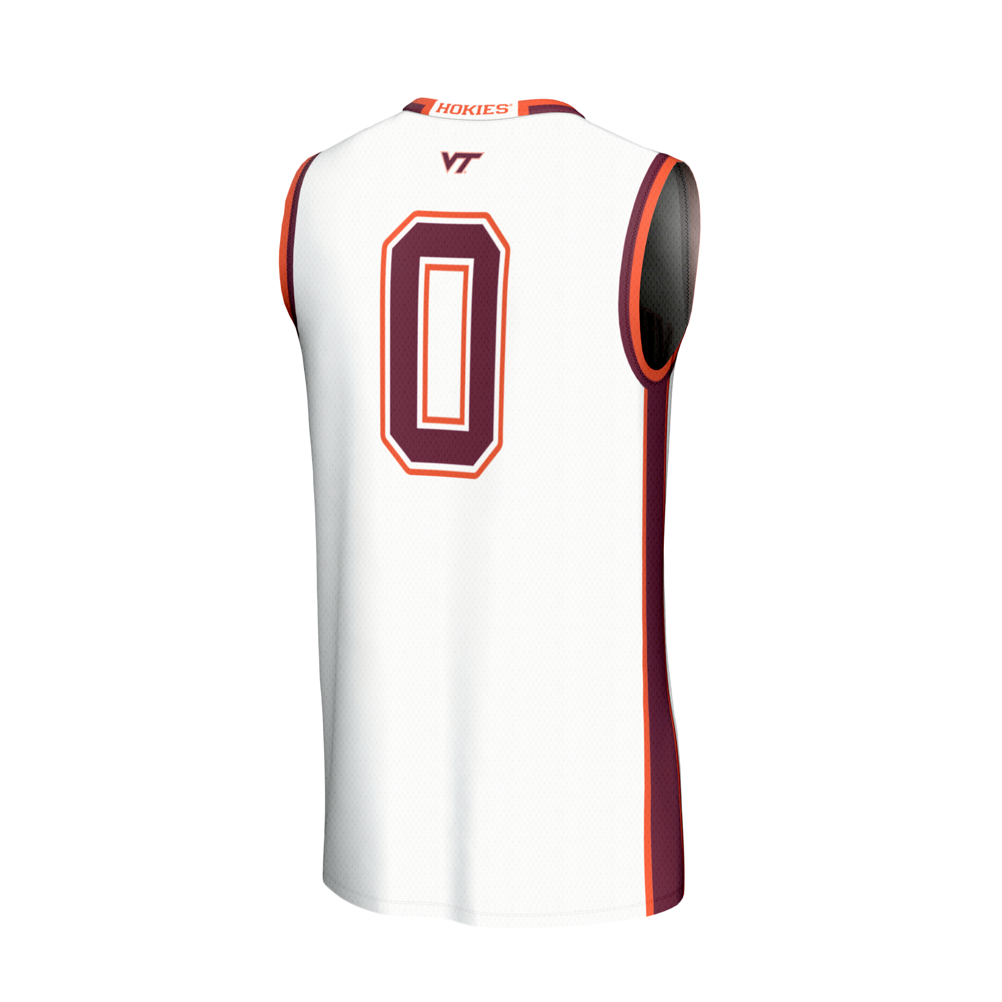 [NJP] Virginia Tech Hokies GameDay Greats Youth Lightweight Collegiate Basketball Fashion Jersey - White