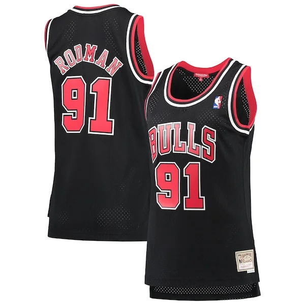 Dennis Rodman CHI Official Team Jersey - Black - Licensed Product
