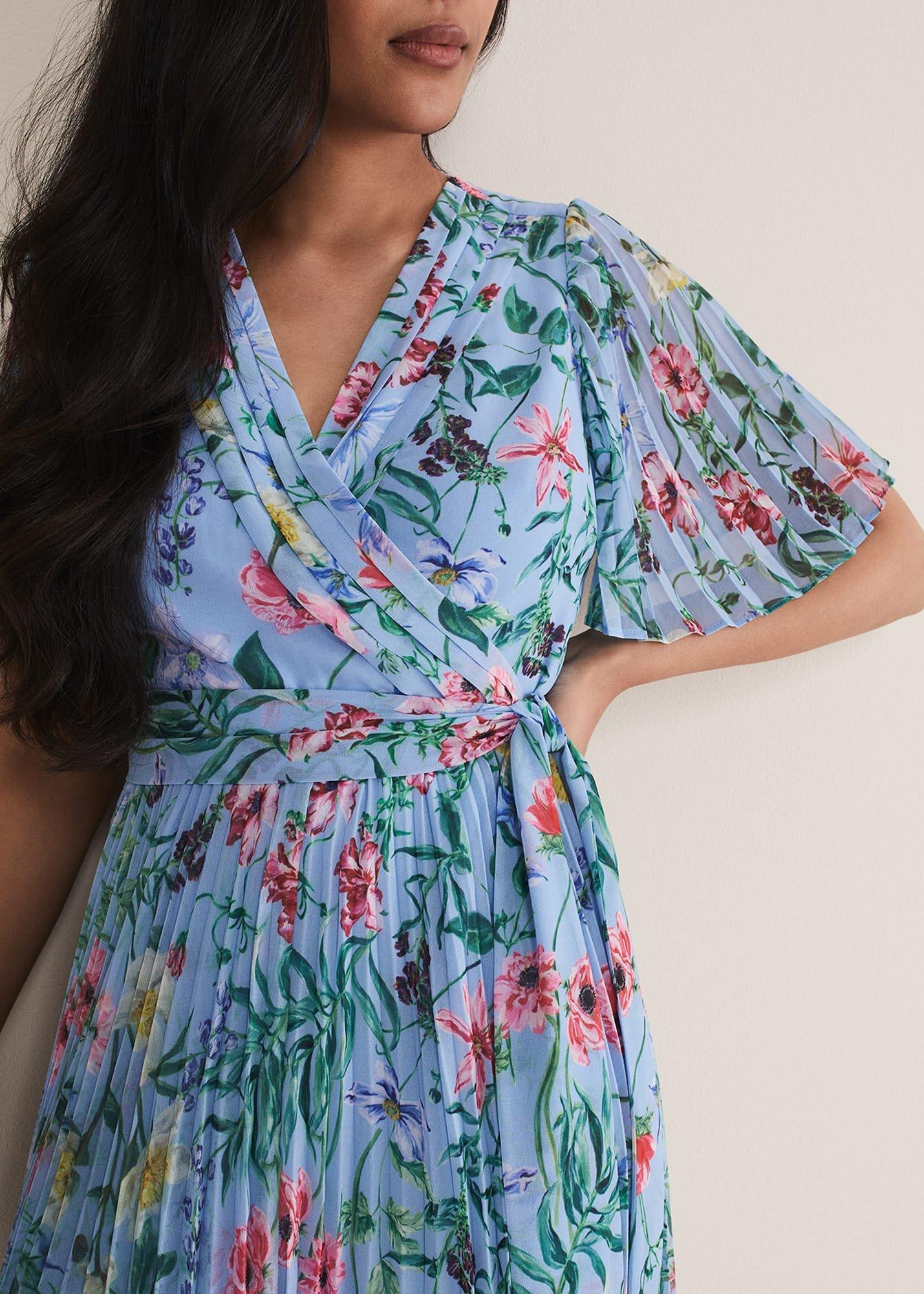 Petite Kendall Floral Midi Dress