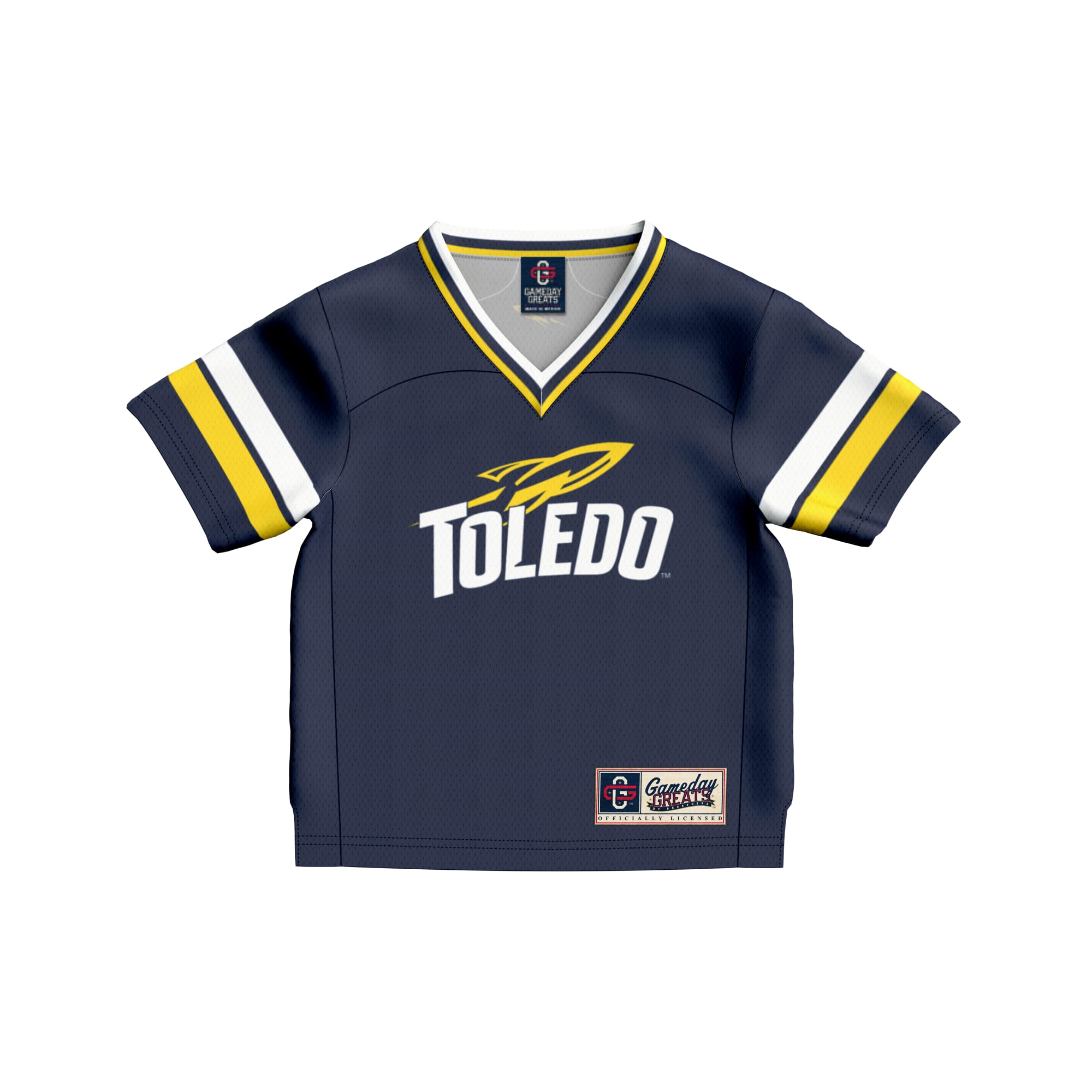 Infant #1 Navy Toledo Rockets Lightweight Collegiate Football Fashion Jersey