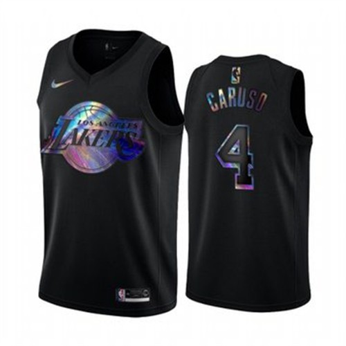 Lakers Black Angeles Lakers #4 Nike Jersey - Cost-Effective Quality