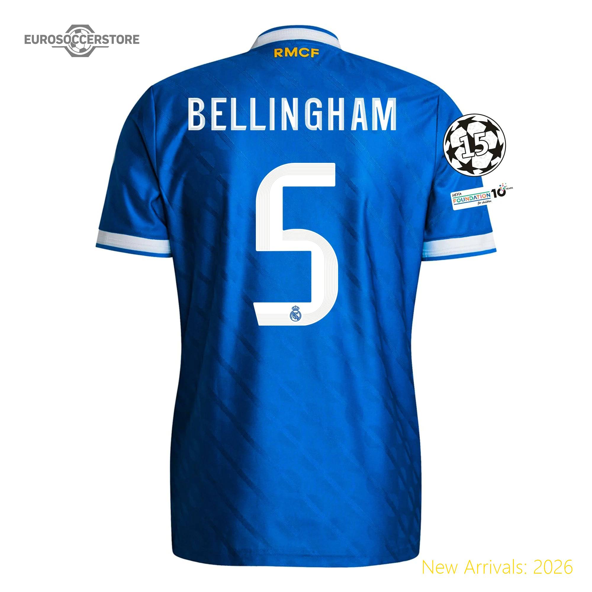 Officially Licensed Stylish Men Rma Team Third Premium-quality Jersey