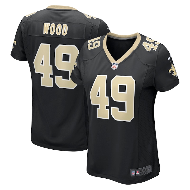 None Zach Wood New Orleans Saints Fan Favorite Team Authentic Jersey