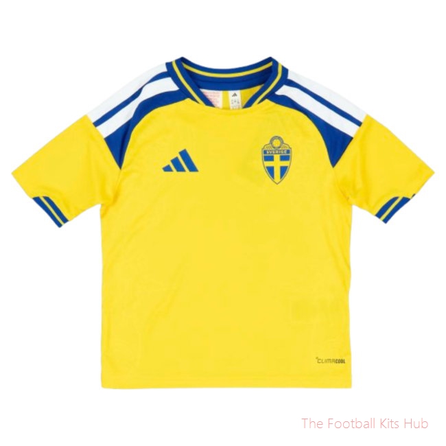 Sweden 2026-2027 Home Kit Custom Name Soccer Jersey Season Shirt