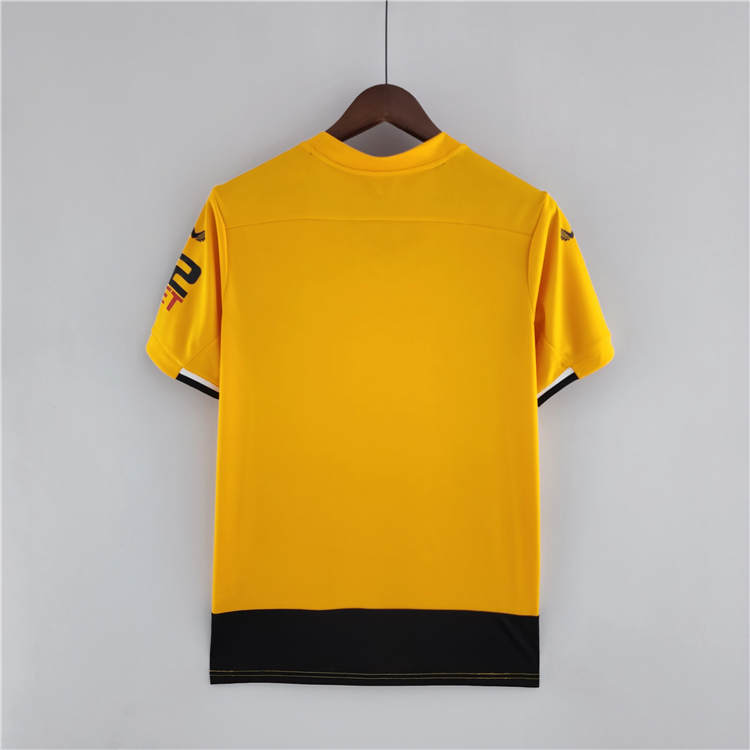 Wolverhampton Wanderers 2223 Home Yellow Soccer Jerseys Football