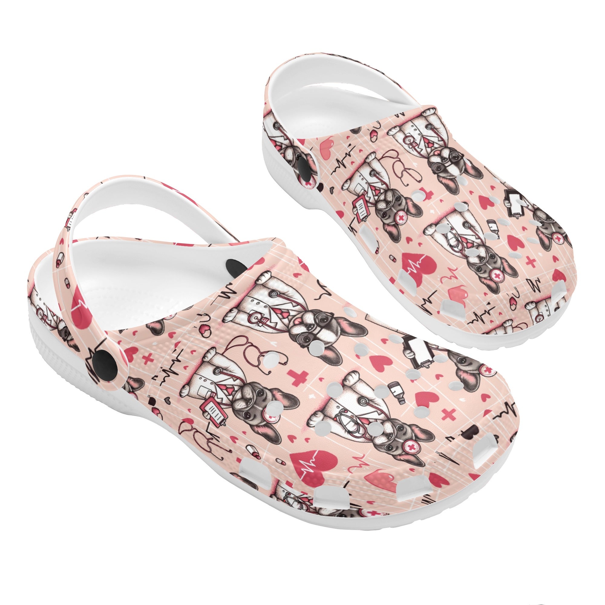 Durable Frenchie-Fan Roxy - Unisex Clogs for Daily Life Stylish