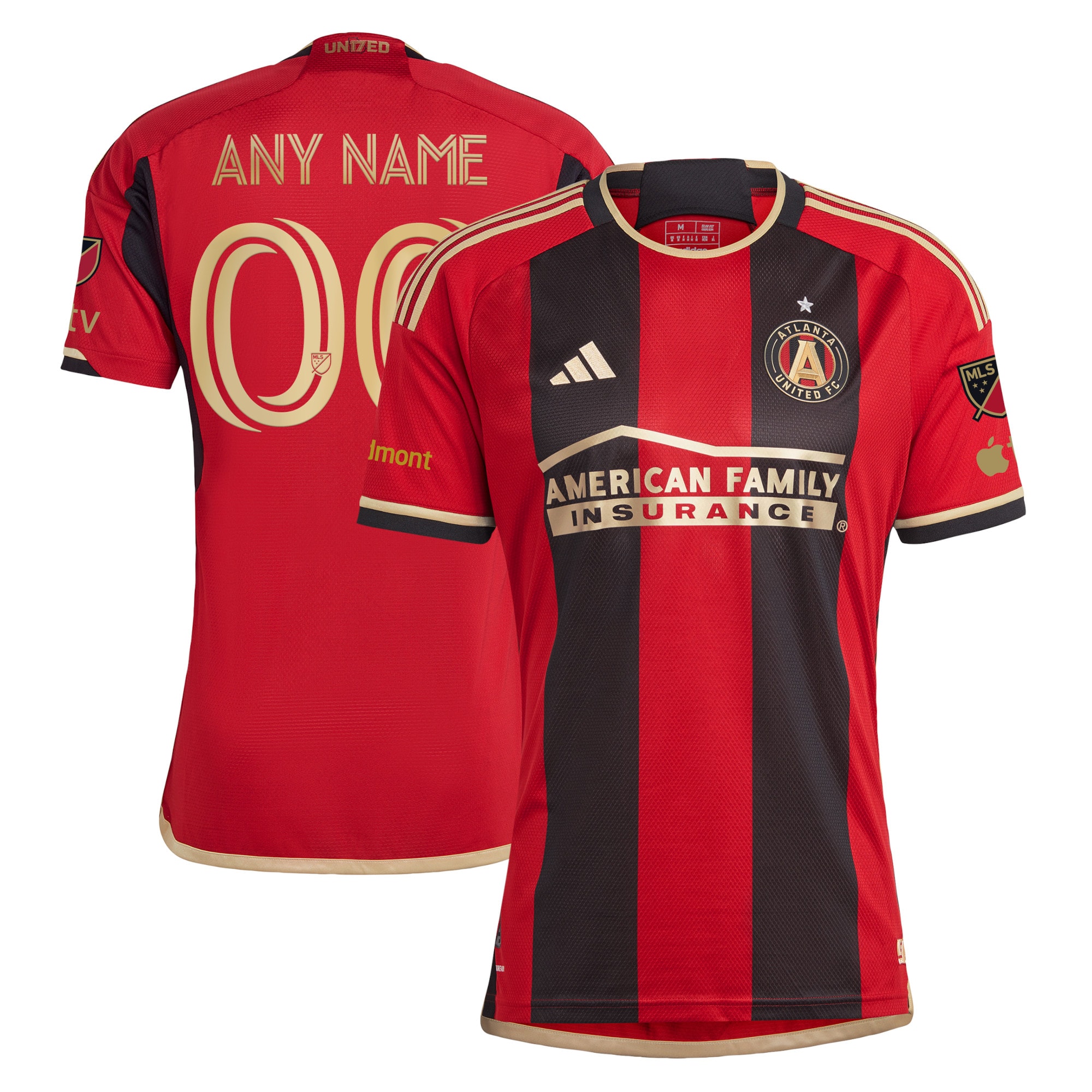 [SJH] Atlanta United FC 2023 The 17s' Kit Authentic Custom Jersey - Black