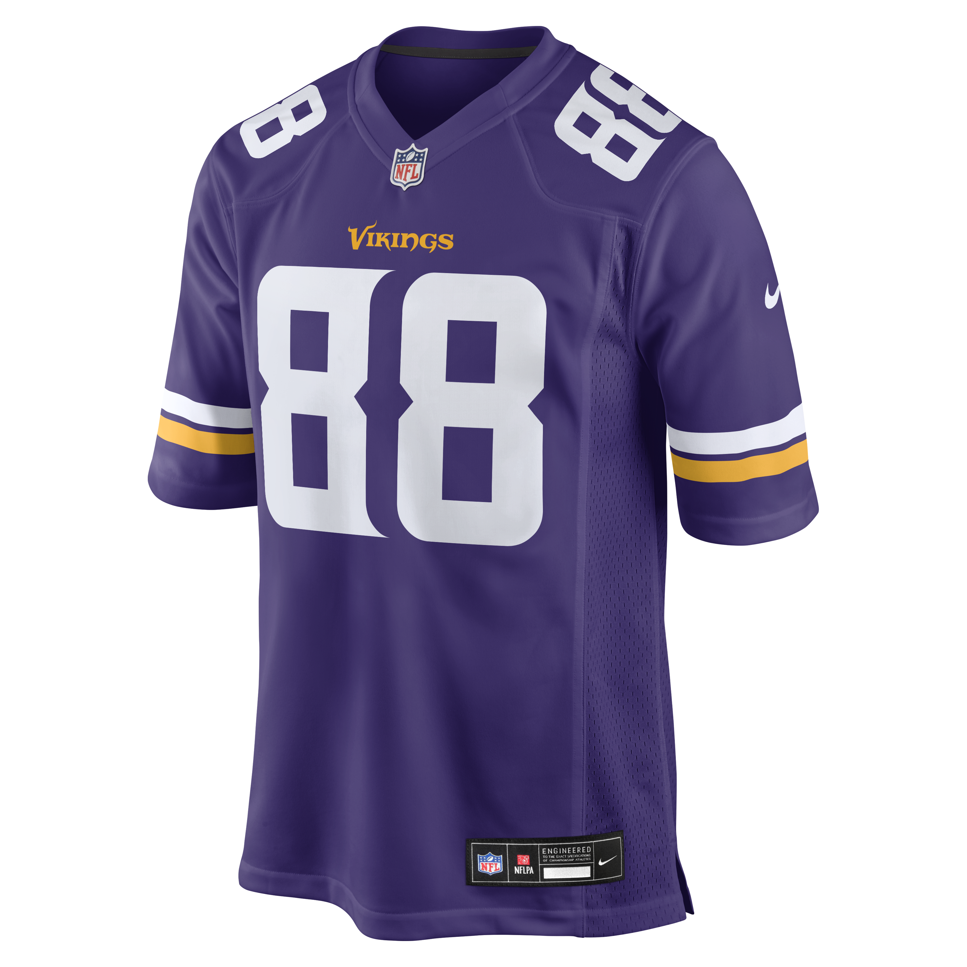 [LK] Alan Page Minnesota Vikings Game Retired Player Jersey - Purple