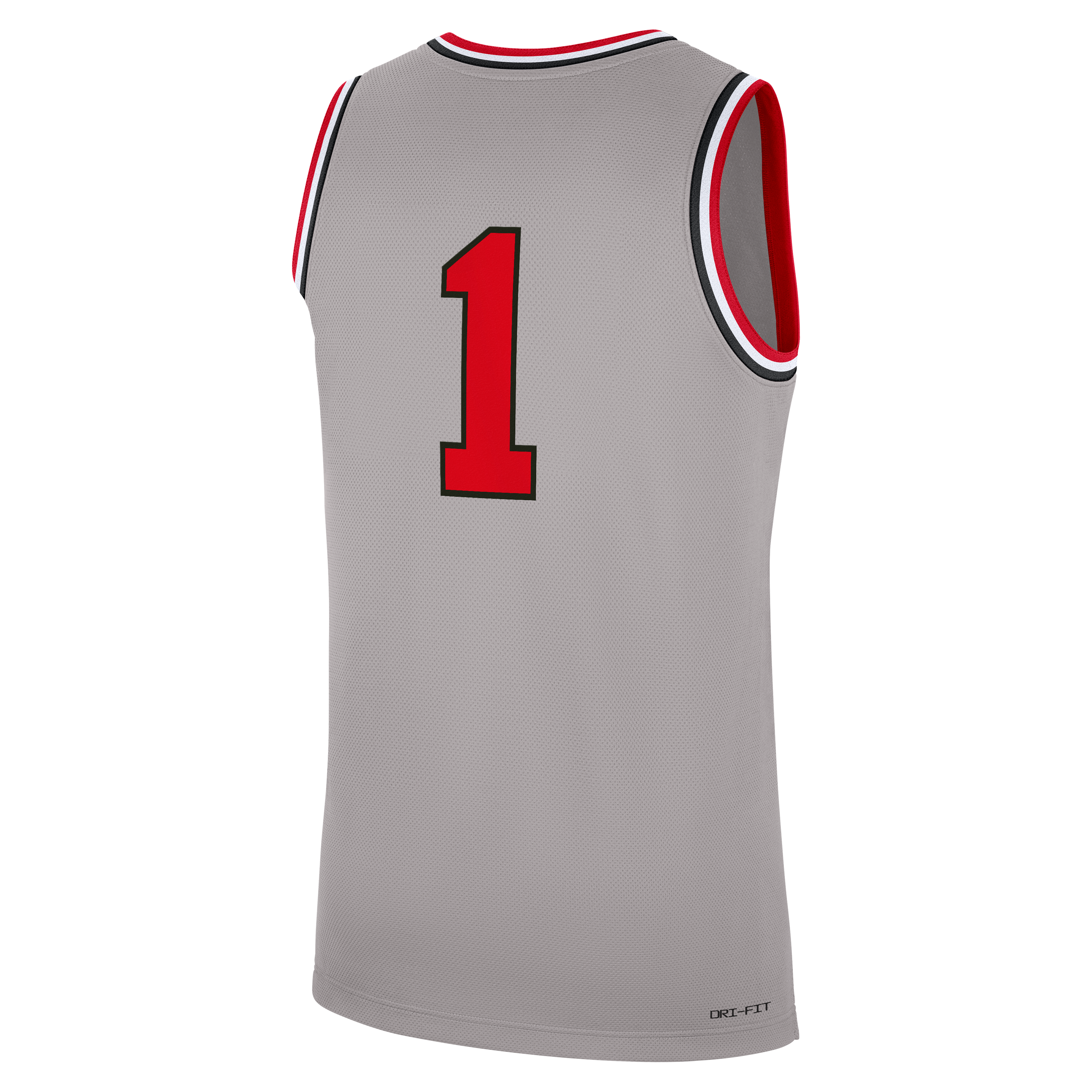 #1 Ohio State Buckeyes Nike Alternate Replica Basketball Jersey - Gray