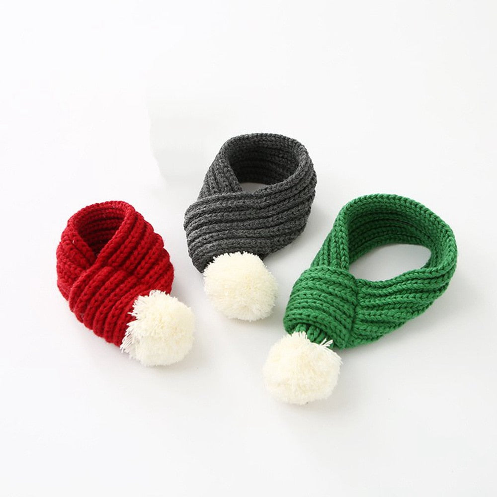 French Bulldog Christmas Knit Scarf For French Bulldog Comfy Pet Product