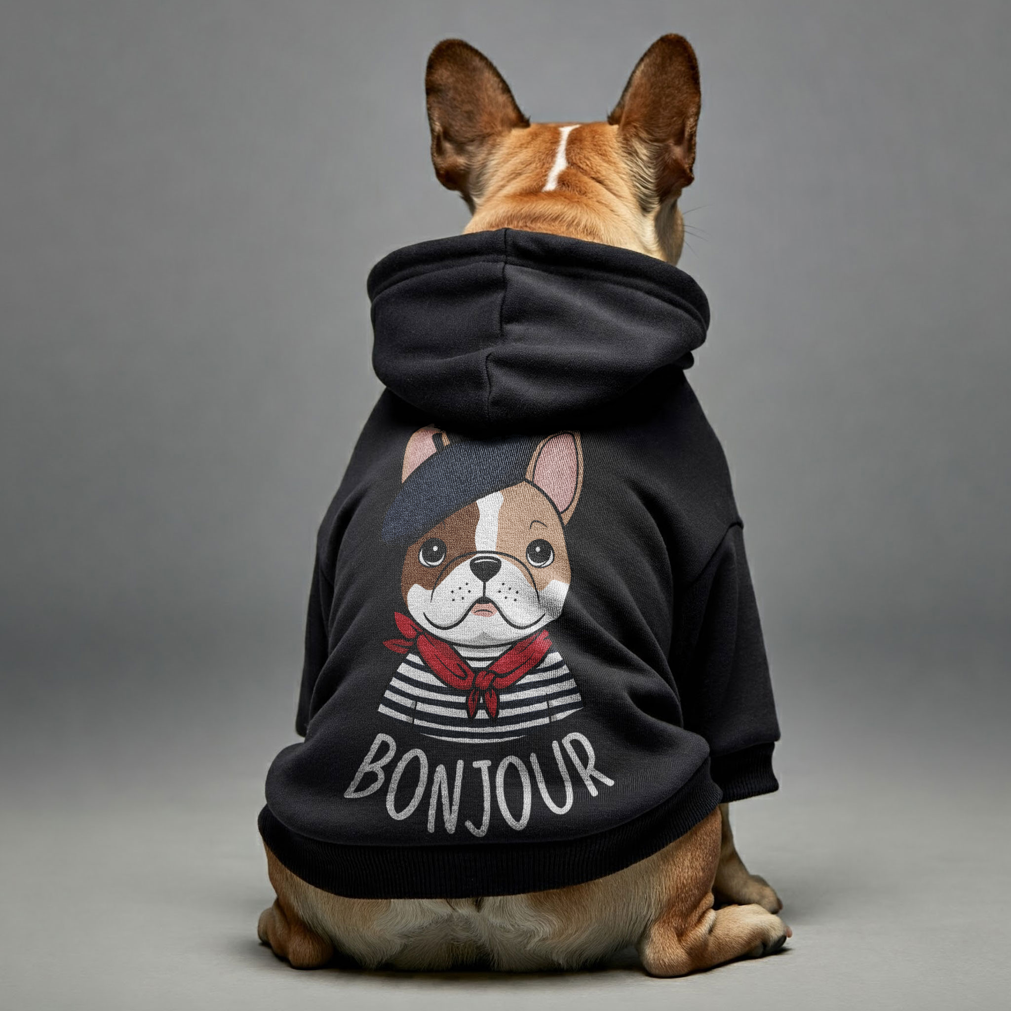 Bonjour - Dog Owner Personalized French Bulldog Hoodies With Funny Quotes – Stylish, Cozy, And Premium 100% Cotton Frenchie Themed Wear