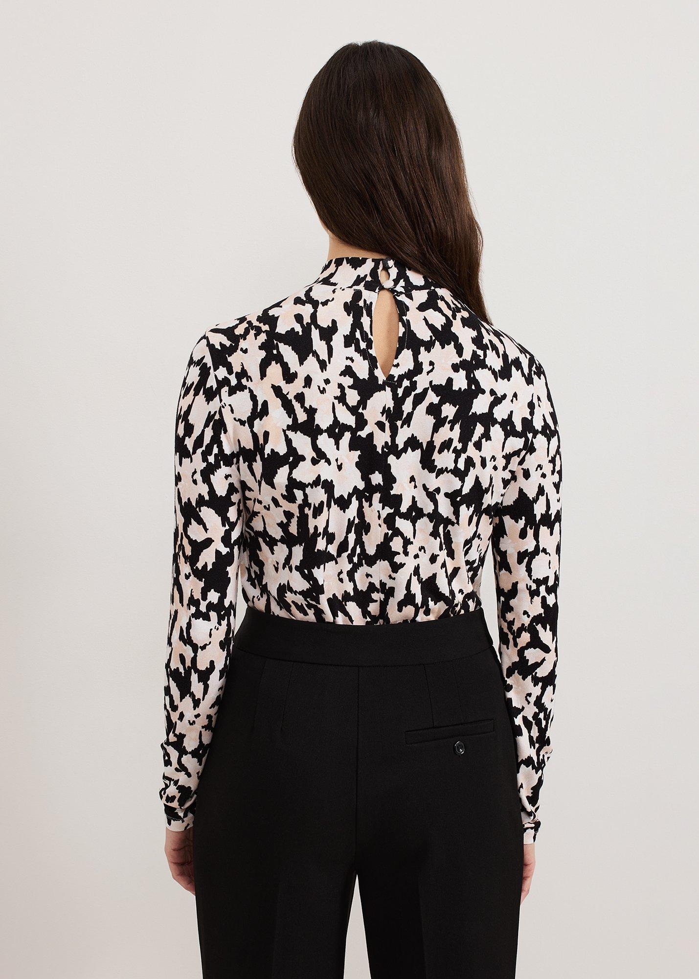Mollie Abstract Printed Top