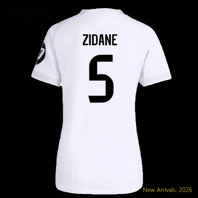 Football Team Womens Zidane Luxury Jersey Smart Fabric Smooth