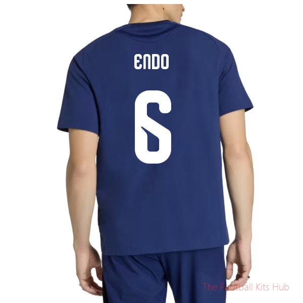 Endo #6 2026-2027 Japan Travel Tiro T-Shirt International Football Kit