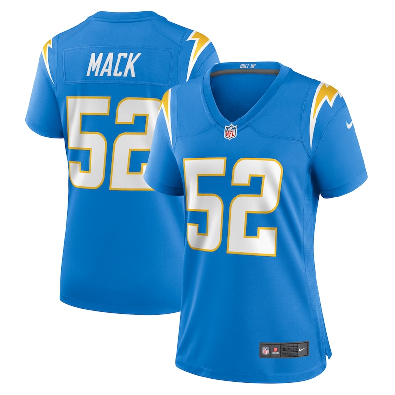 None Khalil Mack Los Angeles Chargers Championship Contender Team S...
