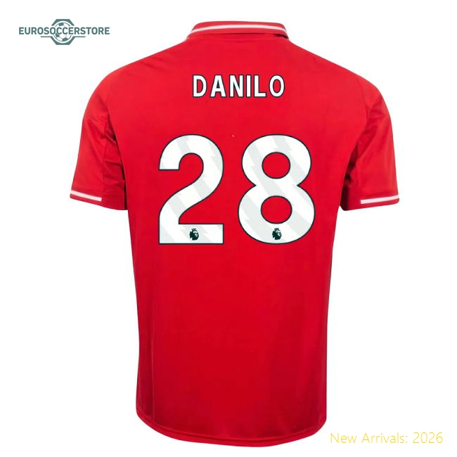 Nottingham Forest Children 2025 Home Jersey Shirt Football Fan Supporter Collection