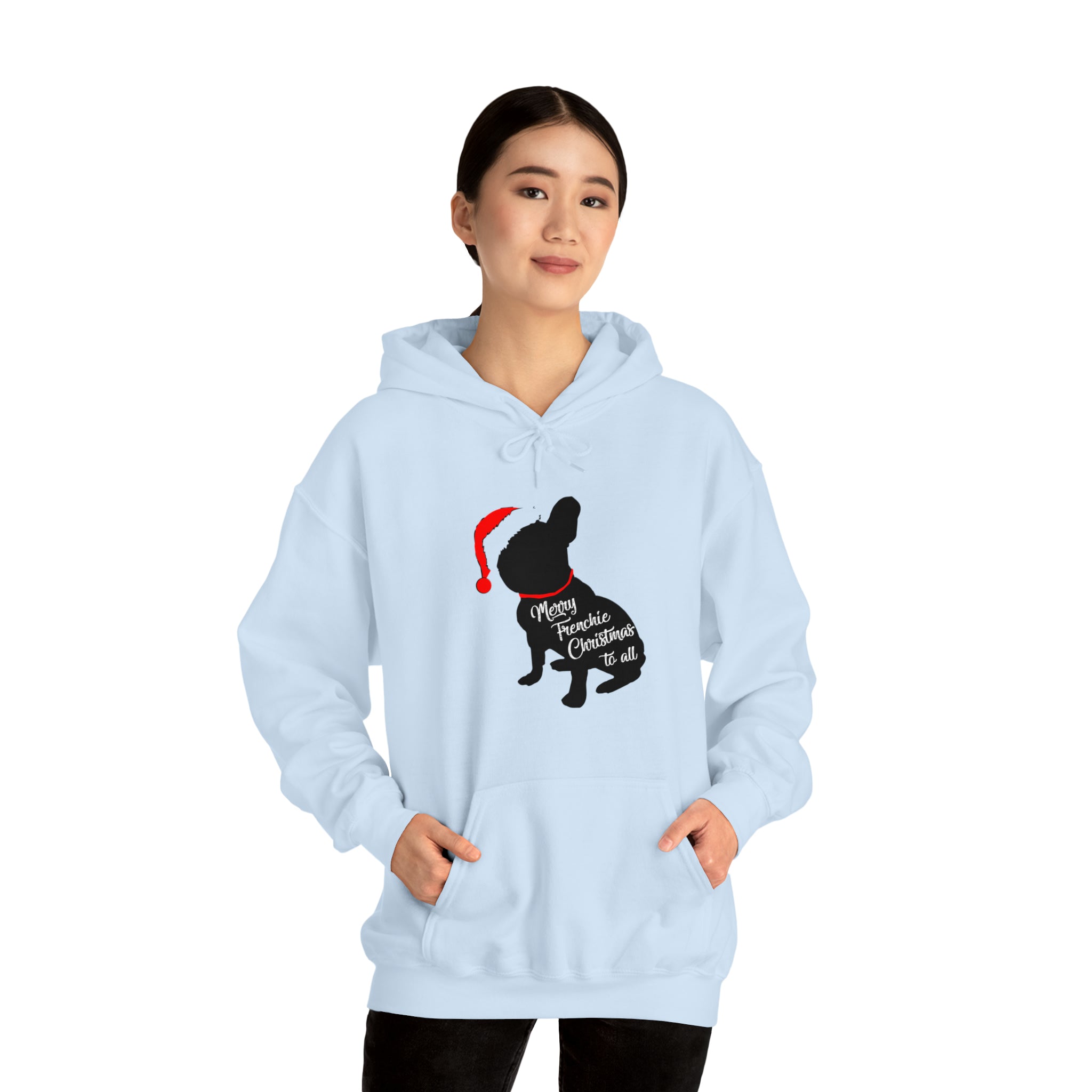 Merry Frenchie Christmas Unisex Hoodie
