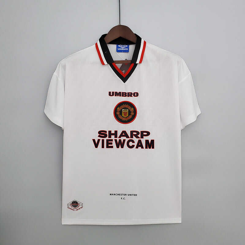 Cheap 1996-1997 Man United Away retro shirt