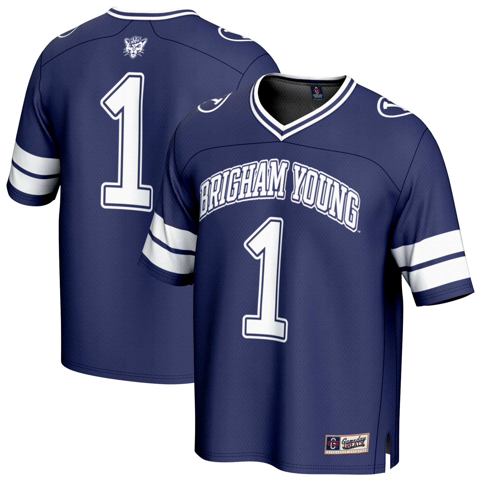 #1 BYU Cougars GameDay Greats Unisex Collegiate Football Fashion 2026/2027 Football Jersey - Navy