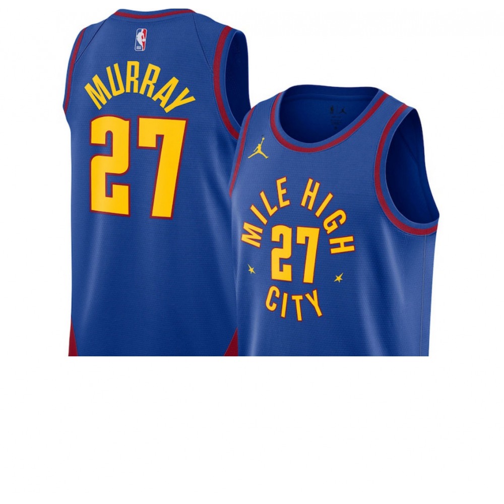 High-Quality Denver Nuggets 27 Blue Jersey - - Fan Favorite