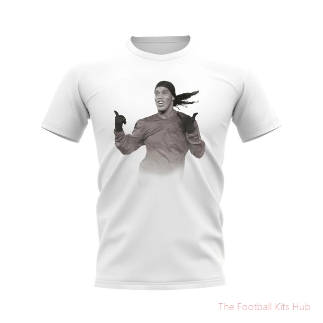 Ronaldinho Brazil Legend T-Shirt (White)