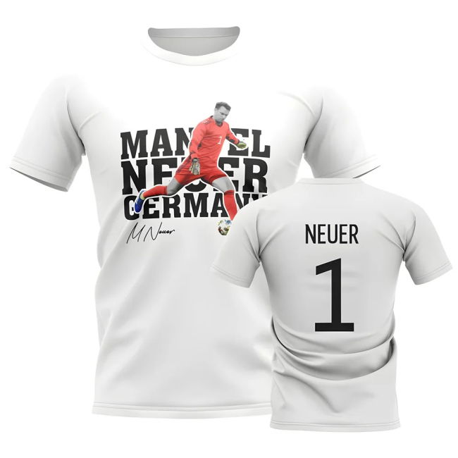 Manuel Neuer Germany Player Tee (White)