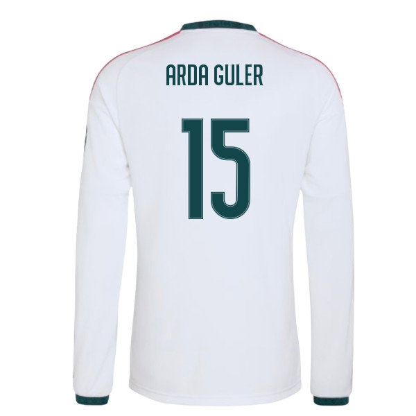 [FJH] 2026-2027 Real Madrid Long Sleeve Home Shirt (Arda Guler 15)