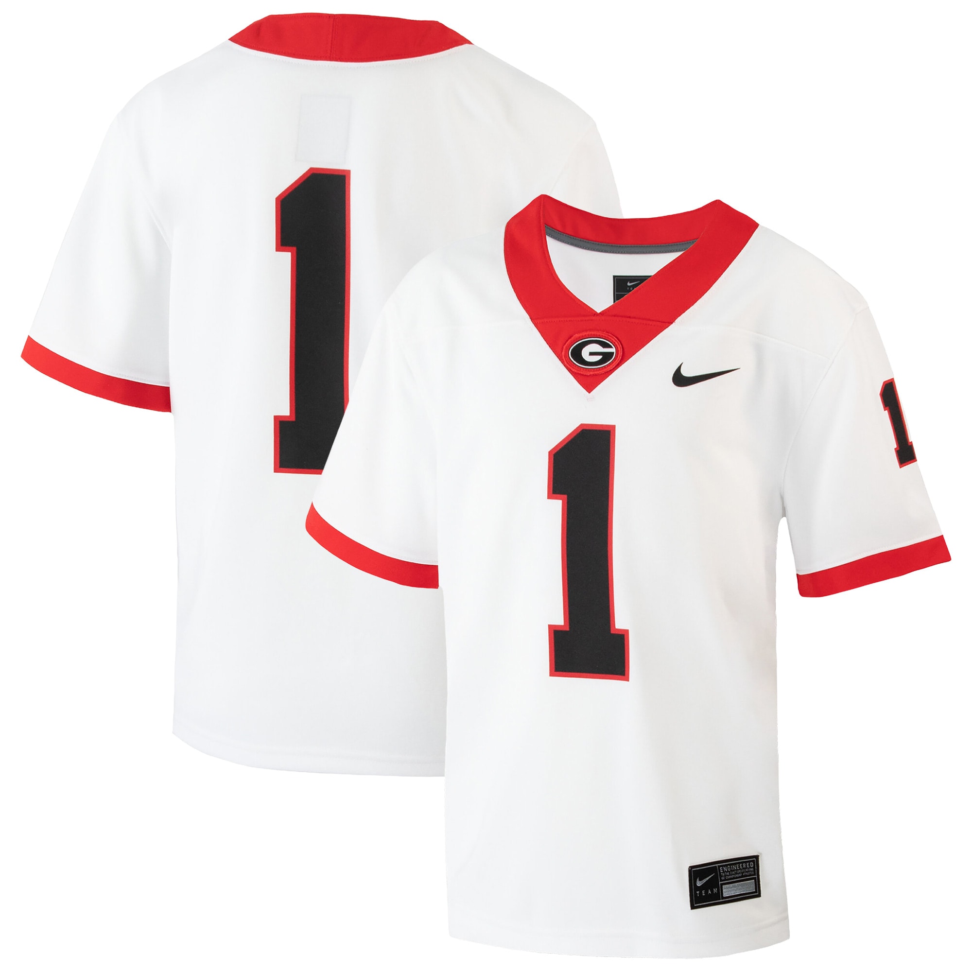 Georgia Bulldogs Preschool Replica 2026 Season Football Jersey - White