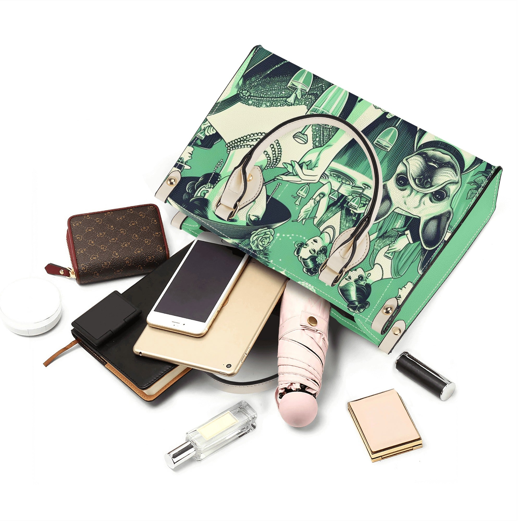 Fashion-Forward Pet-Lover Princess - Luxury Women Handbag for Home Use