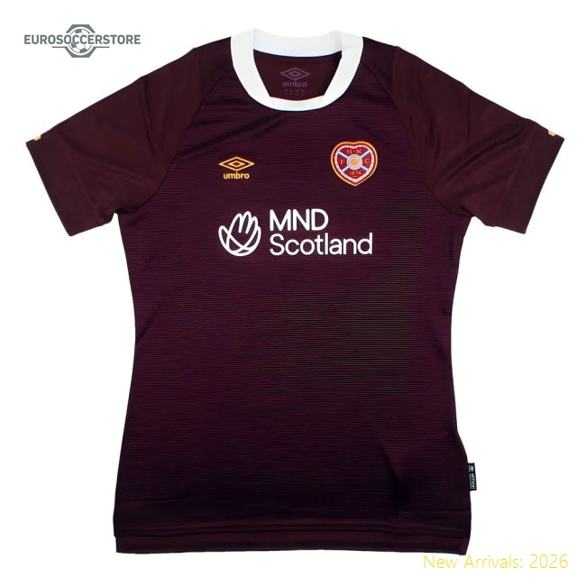 S Hearts Female 2022 Home Jersey Shirt Football Fan Apparel