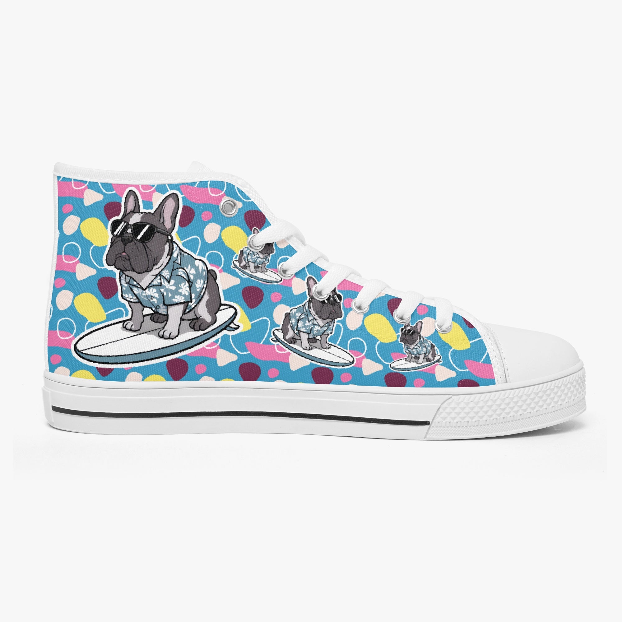 Themed Classic High-top Canvas Shoes Everyday Use | Unique Design