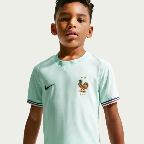 France 2026 Away Youth Jersey - Liberté Recharged Teal Kit