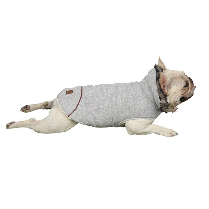 French Bulldog Cotton Coat For Frenchie (cs031) Warm Cold Weather Gear