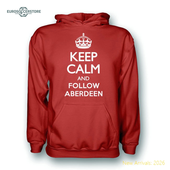 Keep Calm And Follow Aberdeen Hoody (red) - Kids