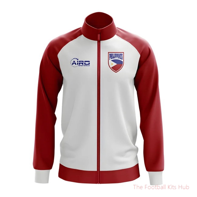 Philippines Concept Football Track Jacket (White) - Kids